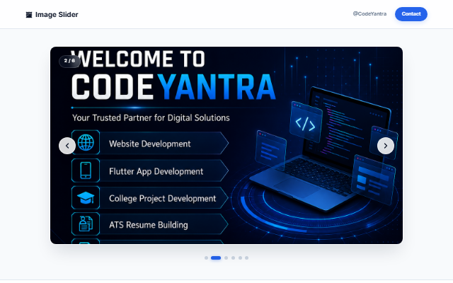 Image Slider screenshot
