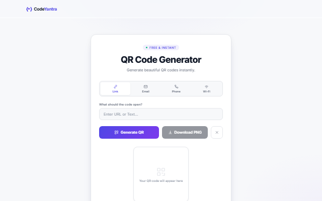 QR Code Generator screenshot