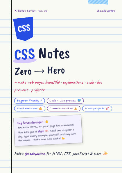 CSS Notes cover